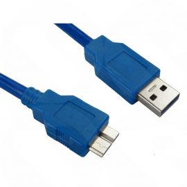 75cm USB 3.0 Type-A Male to 10pin (Micro) Type-B Male Blue Cable USB3-MICROSRT-BL