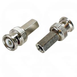 CCTV-BNC "Screw ON" Video Connectors (Male RG59 BNC)