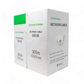 CCA - UTP CAT 5E Solid PVC CABLE, DRUM - 305m (RJ45)