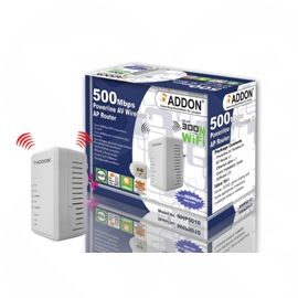 ADDON NHP5010 500Mbps Powerline AV Wireless N AP Router Homeplug Ethernet Adaptor