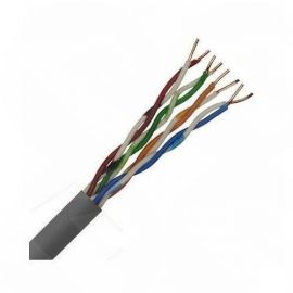 LMS DATA CAT6 U/UTP Ethernet Internal Cable, Solid, 305m, Grey, Boxed Drum C6-305-U