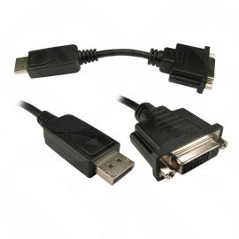 15cm Display Port Male To DVI-D Single Link Female  Cable Adaptor HDHDPORT-001C