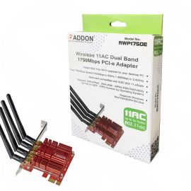 ADDON 1750Mbps 11AC Dual Band PCI Express Wireless Adaptor AWP1750E