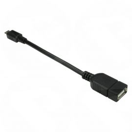 14cm USB OTG Adapter cable (USB 2.0 Type-A Female to Micro B Male) USB2-160OTG