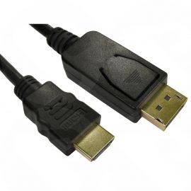 3m DisplayPort (Male) to to HDMI (Male) Cable HDHDPORT-005-3M