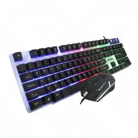 Jedel GK100 RGB Colour Changing USB Gaming Keyboard and Mouse Set