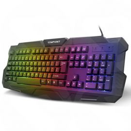 Compoint CP-K8800 Gaming Keyboard with Multi-Coloured Lighting (3 colour LED lighting matrix)