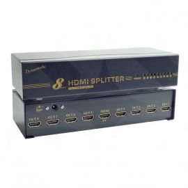 Dynamode 8 Port HDMI Splitter supports 3D -1.65Ghz - C-HDMI-SP-8