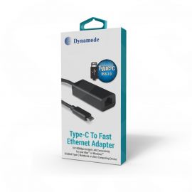 Dynamode Type-C Male to 10/100 Lan - Fast Ethernet Adapter C-TC-LAN100