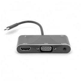 Dynamode USB Type-C to HDMI and VGA Adapter C-TC-HDMI-VGA