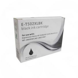 E-502XLBK Compatible Black Ink for Expression Home XP-5100/ XP-5105/ WorkForce WF-2860DWF/ WF-2865DWF Cartridge