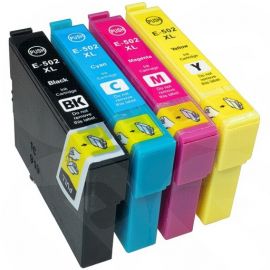 E-502XL Full Set of Ink Cartridges for Expression Home XP-5100/ XP-5105/ WorkForce WF-2860DWF/ WF-2865DWF 14ml/18.2ml