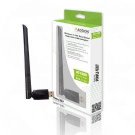 Addon Wireless 11AC 1300Mbps Dual Band High Gain USB Adapter AWU-G37