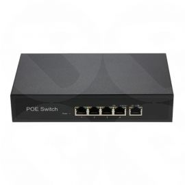 Dynamode 4-Port Gigabit Ethernet POE Desktop Switch SW40010-G-POE