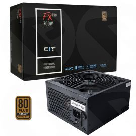 CiT 700W FX Pro 14cm Fan APFC Bronze 80 Plus ATX Power Supply