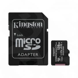 Kingston 128GB Canvas Select Plus Micro SDXC Card with SD Adapter, Class 10 - SDCS2/128GB