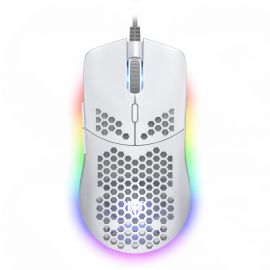 Tecware EXO Elite Lightweight RGB Mouse, Matte White