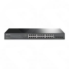 TP-LINK (TL-SG2428P) JetStream 28-Port Gigabit Smart Switch with 24-Port PoE+, 4 GB SFP Slots