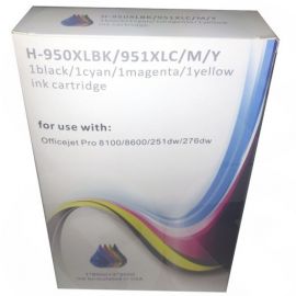 Compatible Ink 950XL/951XL Combo Pack (1x80ml, 3x 30ml)