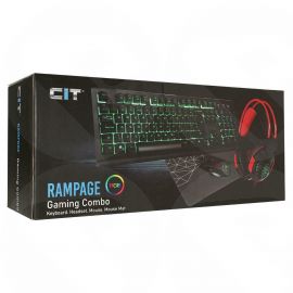 CiT Rampage Keyboard, Mouse, and Headset Combo Set