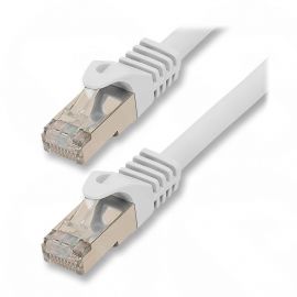 0.5M CAT8 Ethernet Network 40Gbps SSPT Gigabit Patch Cable White