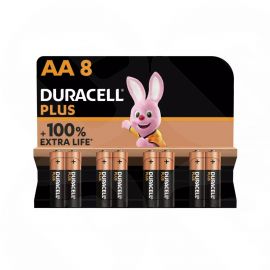 Duracell Plus Alkaline AA Batteries - Pack of 8