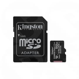 Kingston 512GB Canvas Select Plus Micro SD Card with SD Adapter, UHS-I Class 10 with A1 App Performance SDCS2/512GB