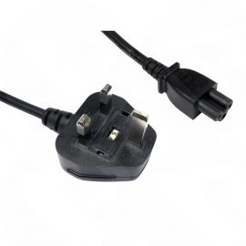 5m UK Plug to C5 Mains Lead - Black, RB-290AB1-5M