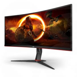 AOC CU34G2X/BK 34 Inch Curved UltraWide QHD 144Hz Monitor