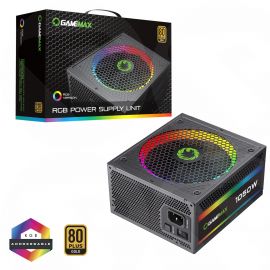 GameMax 1050W PRO Modular RGB Gold 80 Plus 14cm RGB Fan