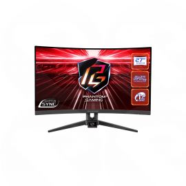 Asrock 27 Inch Phantom Gaming FHD Curved Monitor (PG27F15RS1A), 1920 x 1080, 1ms, 2 HDMI, DP, 240Hz, HDR 10, VESA