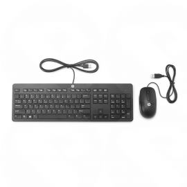 HP Slim - Keyboard and mouse set - USB - UK layout T6T83AA