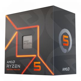 AMD Ryzen 5 7600 CPU w/ Wraith Stealth Cooler, AM5, 3.8GHz (5.1 Turbo), 6-Core, 65W, 38MB Cache, 5nm, 7th Gen, Radeon Graphics