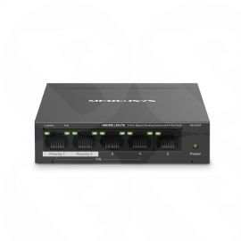 Mercusys (MS105GP) 5-Port Gigabit Desktop Switch with 4-Port PoE+, Steel Case