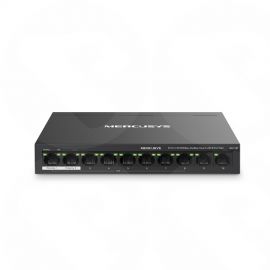 Mercusys (MS110P) 10-Port 10/100Mbps Desktop Switch with 8-Port PoE+, Metal Case