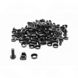 LMS DATA M6 Nuts & Screws bag of 50 (M6 Screws, Cage nuts , Washers) suitable for mounting Rack server cabinets