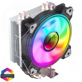 GameMax Ice Blade Rainbow ARGB CPU Cooler PWM TDP 190W