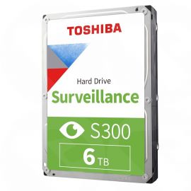 6TB Toshiba S300 3.5 inch Surveillance Hard Drive, 5400RPM, 128MB Cache, HDWT860UZSVA