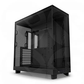 NZXT H6 Flow Compact Dual Chamber Mid-Tower Airflow Case - Black