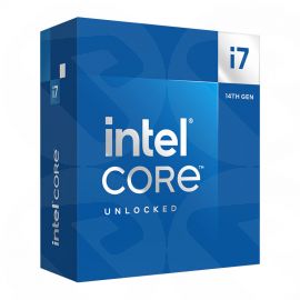 Intel Core i7-14700K CPU, 1700, 3.4 GHz (5.6 Turbo), 20-Core, 125W (253W Turbo), 10nm, 33MB Cache, Overclockable, Raptor Lake Refresh, NO HEATSINK/FAN