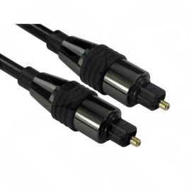 5m Digital Audio TOSLINK Cable - Metal - Gold 4OPT-105