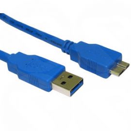 75cm USB 3.0 Type-A Male to 10pin (Micro B) Type-B Male Blue Cable USB-MICROSRT-BLU