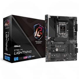 Asrock Z790 PG LIGHTNING, Intel Z790, 1700, ATX, 4 DDR5, HDMI, eDP, 2.5G LAN, PCIe5, 4x M.2