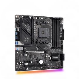 Asrock B550M PHANTOM GAMING RIPTIDE, AMD B550, AM4, Micro ATX, 4 DDR4, HDMI, DP, XFire, 2.5GB LAN, RGB, 2x M.2