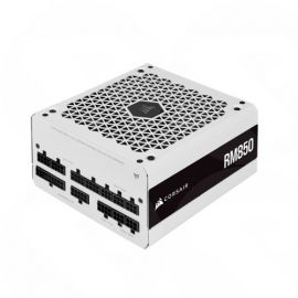 Corsair 850W RM Series RM850 V2 PSU, Rifle Bearing Fan, Fully Modular, 80+ Gold, White