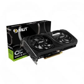 Palit GeForce RTX 4060 Infinity 2 OC, PCIe4, 8GB DDR6, HDMI, 3 DP, 2565MHz Clock, 0dB Mode, Overclocked