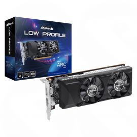 Asrock Intel Arc A310 LP 4G, PCIe4, 4GB DDR6, HDMI, DP, 2000MHz Clock, 0dB Cooling, Low Profile