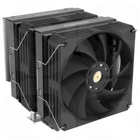 GameMax Twin600 Black Intel/AMD CPU Cooler with 120mm PWM Fan