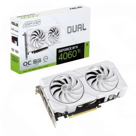 ASUS Dual GeForce RTX™ 4060 Ti EVO White OC Edition 8GB GDDR6