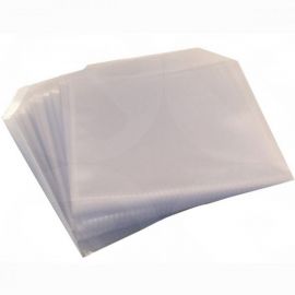 PVC Plastic Single CD Sleeve 100 Micron (Pack of 100)